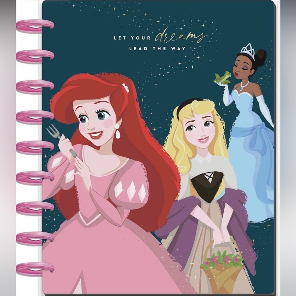 Undated Disney Princess Dreams Will Lead You Classic Horizontal Happy Planner
